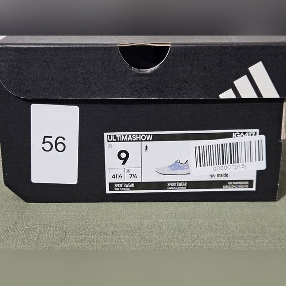 Adidas Womens  Mesh Sneakers in White and Light Blue - Picture 10 of 10